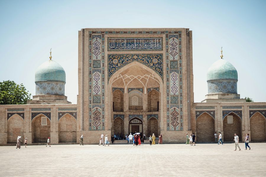 Historic madrasa architecture in Central Asia